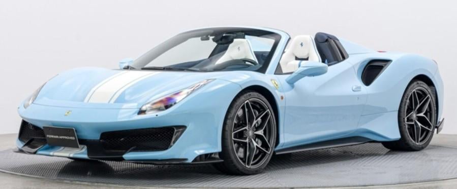 Ferrari 488 Pista Spider Azzurro 1:18 P18162N1 BBR PRE-ORDER, Hobby en Vrije tijd, Modelauto's | 1:18, Ophalen of Verzenden, Nieuw