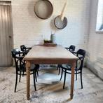 Oude Franse cafe tafel in originele authentieke patina, Antiek en Kunst, Antiek | Meubels | Tafels, Ophalen of Verzenden