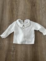 Maat 68 Zara creme blouse met kraag unisex, Kinderen en Baby's, Babykleding | Maat 68, Overhemdje of Bloesje, Ophalen of Verzenden