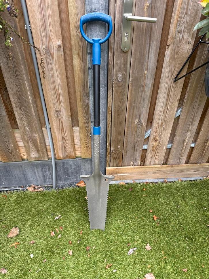 Zaagspade / Boomwortel Spade Aluminium, Tuin en Terras, Hand-tuingereedschap, Gebruikt, Spade, Ophalen