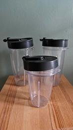 Magimix Blender To Go Bekers - Set van 3, Ophalen, Zo goed als nieuw, Blender to go