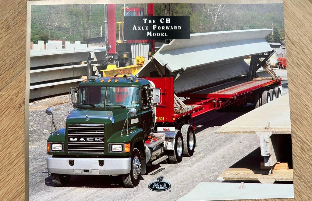 Mack vrachtwagen folders, Verzenden, Gelezen, Overige merken