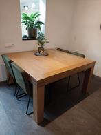 eettafel clear Goossens meubelen, 100 tot 150 cm, 100 tot 150 cm, Gebruikt, Ophalen of Verzenden