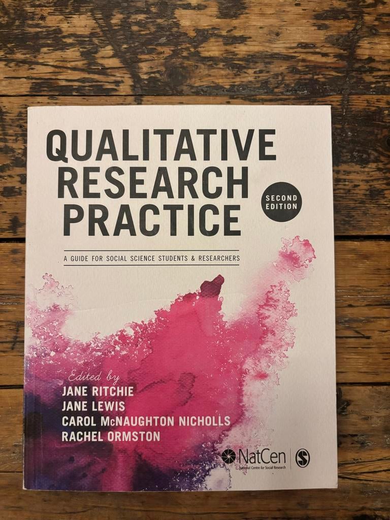 Qualitative Research Practice - 2nd Edition, Boeken, Studieboeken en Cursussen, Zo goed als nieuw, Overige niveaus, Alpha, Ophalen of Verzenden
