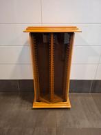 Houten CD-kast met glazen deuren, Ophalen, 75 tot 150 discs, Nieuw, Cd's