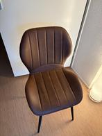 3 Stoelen cognac Venosta, Huis en Inrichting, Stoelen, Ophalen, Leren, Leer, Zo goed als nieuw