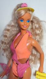 Vintage Mattel Barbie Beach Blast '88 in Aqua Magic badpak, Verzenden, Zo goed als nieuw, Fashion Doll