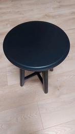 Ikea Kragsta bijzettafel, zwart 49 x 51, Minder dan 55 cm, Gebruikt, Rond, IKEA Kragsta