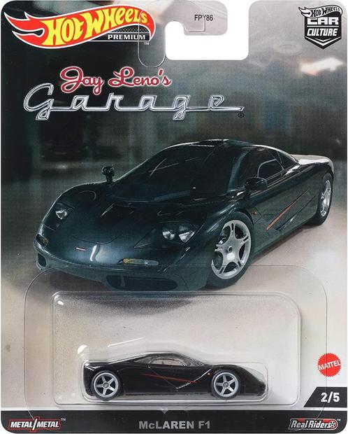 Hot Wheels Premium McLaren F1  - Jay Leno's Garage, Kinderen en Baby's, Speelgoed | Speelgoedvoertuigen, Nieuw, Ophalen of Verzenden