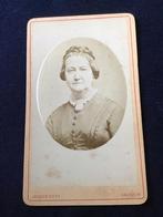 CDV, Dame, JACQUES CHITS, HAARLEM, Carte de Visite, Ophalen of Verzenden, Voor 1940, Gebruikt, Foto