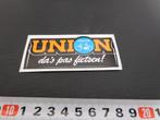 sticker UNION da's pas fietsen !  Zwart, Verzamelen, Ophalen, Zo goed als nieuw, Bedrijf of Vereniging