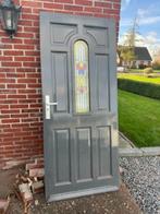 Hardhouten buitendeur 200x87x4, Doe-het-zelf en Verbouw, Ophalen, Gebruikt, 80 tot 100 cm, Buitendeur