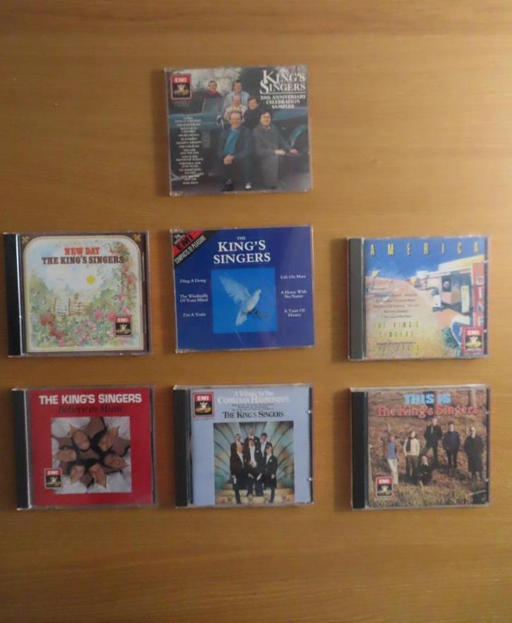 7 CD's van: a Cappella group, THE KING'S SINGERS (in 1 koop), Cd's en Dvd's, Cd's | Overige Cd's, Zo goed als nieuw, Ophalen of Verzenden