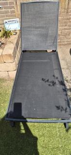 4 standen ligbed, Tuin en Terras, Ligbedden, Ophalen, Gebruikt, Aluminium, Verstelbaar