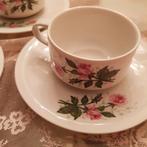 Vintage Theekopjes en schotels met Rozen bavaria, Ophalen of Verzenden