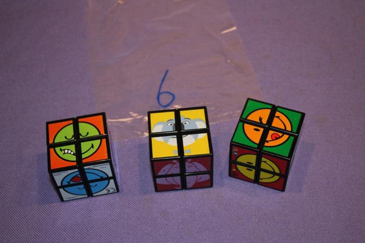 Rubiks cube  6 de vierkanten., Hobby en Vrije tijd, Denksport en Puzzels, Gebruikt, Rubik's of 3D-puzzel, Minder dan 500 stukjes
