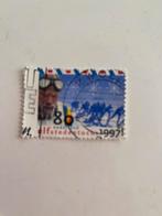 Postzegel Elfstedentocht 1997, Postzegels en Munten, Ophalen of Verzenden, Na 1940, Gestempeld