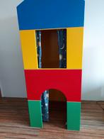 Houten Poppenkast/speelhuis met poppen, Ophalen, Gebruikt