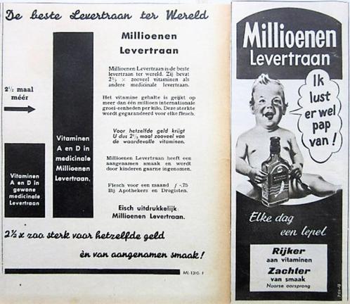 85+ vintage advertenties drogist apotheek producten 1935-38, Verzamelen, Merken en Reclamevoorwerpen, Verzenden