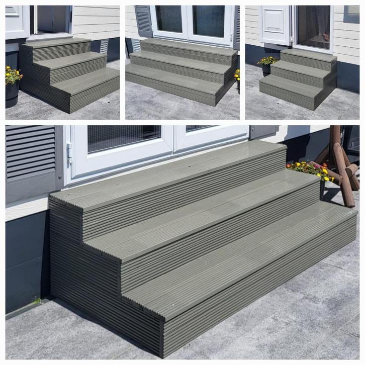 Robuuste opstap / bordes voor caravan, chalet of woonwagen, Caravans en Kamperen, Caravan accessoires, Nieuw, Ophalen of Verzenden