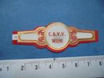 Oude sigarenband C.A.V.V. Wehl (gemeente Doetinchem), Ophalen of Verzenden, Gebruikt, Sigarenbandjes