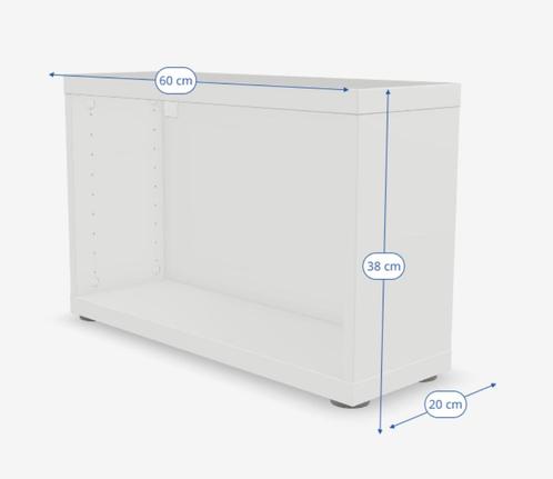 6x IKEA Besta basiskast (60x20x38), Huis en Inrichting, Kasten | Overige, Zo goed als nieuw, Ophalen