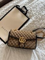 Gucci Marmont tas, Ophalen of Verzenden, Zo goed als nieuw, Zwart, Schoudertasje