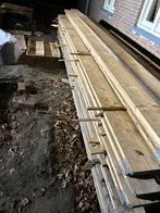 70 steigerplanken van 5 meter geband, Doe-het-zelf en Verbouw, Hout en Planken, Ophalen, 25 tot 50 mm, Zo goed als nieuw, Plank
