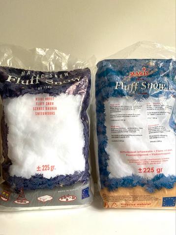 Kerst Magic Snow Fluff Snow 2x beschikbaar voor biedingen