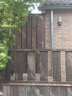 Douglas houten hekwerk, balustrade, raster, poort,afsluiting, Ophalen, Nieuw, Hout, Tuinhek