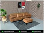 GRATIS LEVERING Vijfzits Bank Cognac 280x85 REFURBISHED