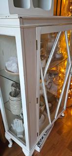 Vintage Vitrinekast - Charmant en Stijlvol, Ophalen, Glas, 100 tot 150 cm, Vintage
