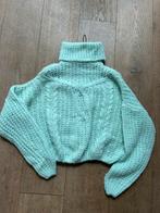 TURQUOISE trui met col mintgroen mt TU