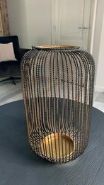 Riverdale! Groot windlicht zwart/goud, Ophalen, Zo goed als nieuw, Zwart, Minder dan 50 cm