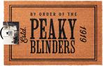 By order of the Peaky Blinders deurmat reclame doormat