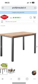 Bartafel met 4 stoelen van profijt meubel, Ophalen, 100 tot 150 cm, Bartafel, 50 tot 100 cm