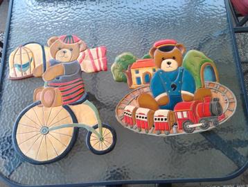 wanddecoratie beren gratis af/op te halen voor kinderkamer beschikbaar voor biedingen