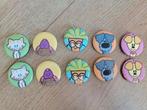 10 Buttons van Woezel en Pip, Verzamelen, Speldjes, Pins en Buttons, Ophalen, Overige onderwerpen