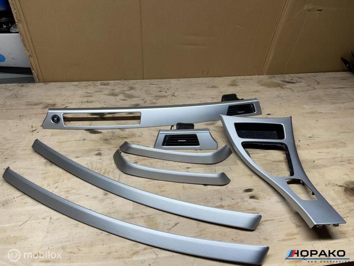Interieurlijsten set BMW LCI E90 E91 E92 E93 M brushed, Auto-onderdelen, Interieur en Bekleding, Gebruikt, Ophalen of Verzenden