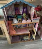 Kidkraft poppenhuis met meubels, Ophalen of Verzenden, Zo goed als nieuw