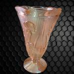 Vintage vaas perzik carnival 1927-1932 Jeannette glas, Ophalen of Verzenden