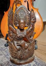 Houtsnijwerk Indonesië Bali Nimf oud, Ophalen of Verzenden