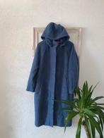 ZILCH Blauwe wollen Jas met Capuchon maat L nieuw, Kleding | Dames, Jassen | Winter, Ophalen of Verzenden, Nieuw, Maat 42/44 (L)