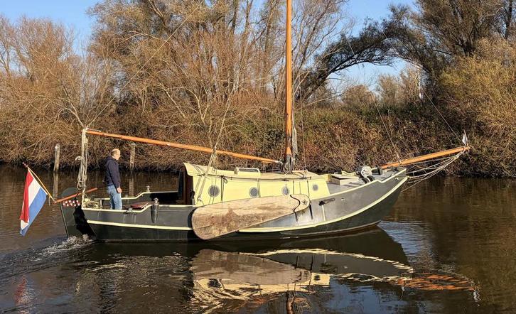 Schouw (inruil Bespreekbaar), Watersport en Boten, Platbodems, Gebruikt, 6 tot 9 meter, Staal, Diesel