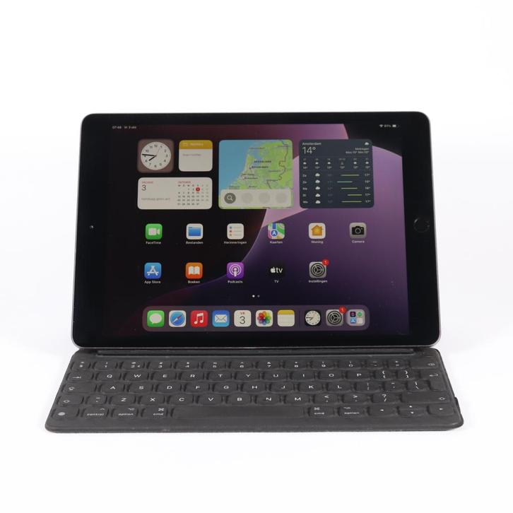 iPad 8 2020 128GB + Keyboard - B Grade, Computers en Software, Apple iPads, Gebruikt