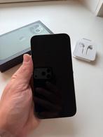 iphone 13 pro, doosje, oortjes, lader(achterkant beschadigd), Ophalen, Zwart, IPhone 13 Pro, Zonder abonnement