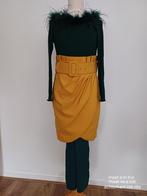Okergele rok maat s met groene trui maat xs-s, Maat 34 (XS) of kleiner, Ophalen of Verzenden, Zo goed als nieuw
