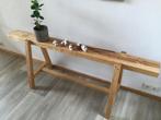 Mooie nieuw gemaakte designbank van Amerikaans Esdoornhout, Ophalen, 100 tot 150 cm, Nieuw, Overige houtsoorten