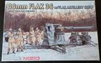 Dragon 88mm FLAK 36 w/FlaK Artillery Crew 1:35, Overige merken, Tank, 1:32 tot 1:50, Ophalen of Verzenden