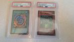 yu-gi-oh! LOB  2 psa 9 cards 1st edition oa man-eater bug, Ophalen of Verzenden, Zo goed als nieuw, Meerdere kaarten, Foil
